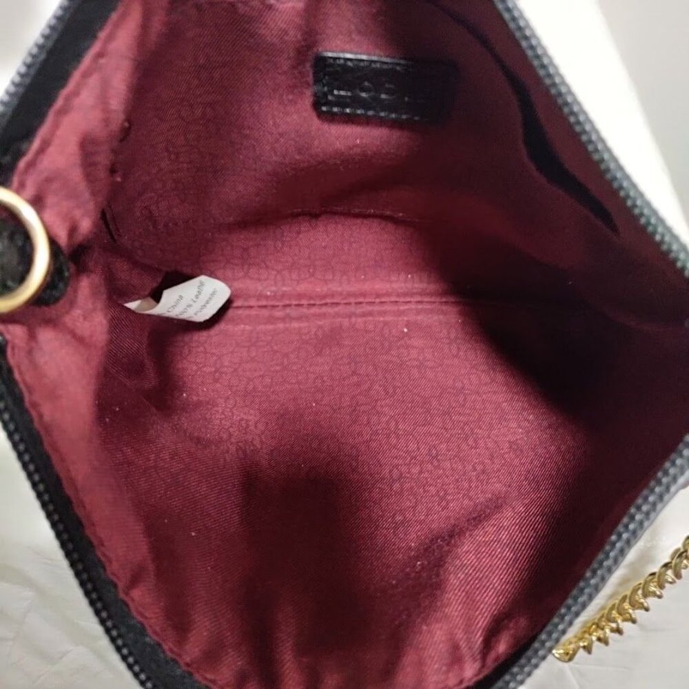 NWOT LODIS Borrego Emily Italian Leather 5 in 1 Convertible Crossbody Bag Black - Picture 13 of 13